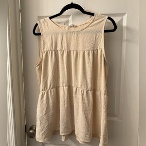 Betsey's Body Shop Cream Top